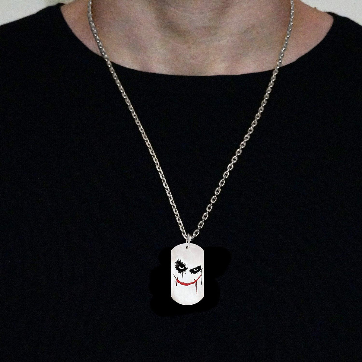 Enamel Joker Pendant - Tippy Taste Jewelry