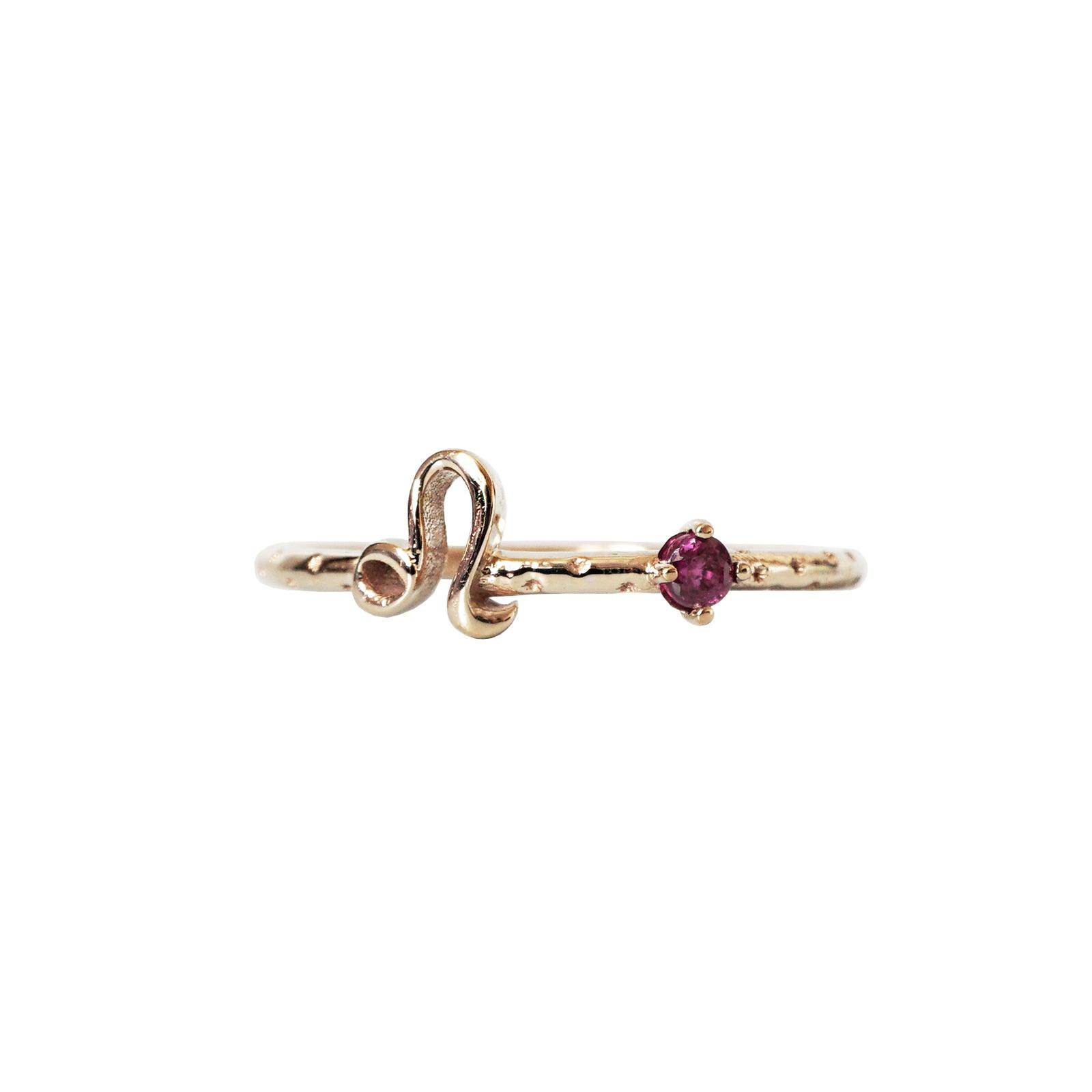 14K Virgo Horoscope Birthstone Ring (Sapphire + Peridot) – Tippy Taste  Jewelry
