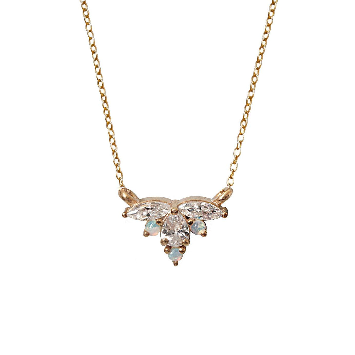 Lotus Opal Pendant - Tippy Taste Jewelry