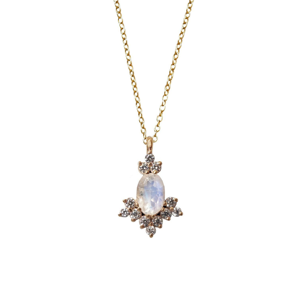 Moonstone Shimmer Necklace - Tippy Taste Jewelry