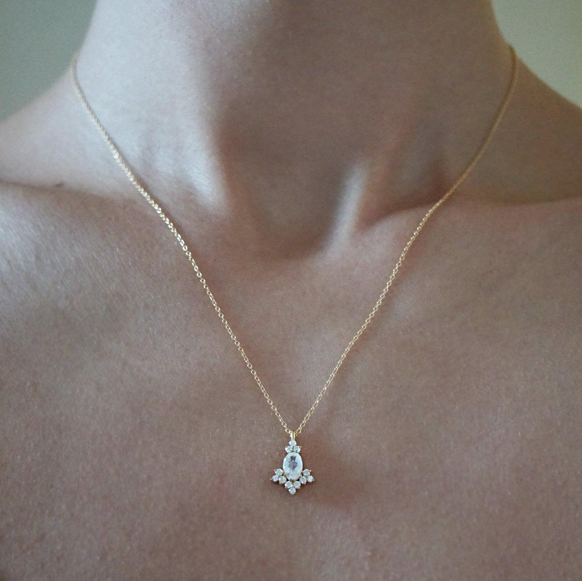 Moonstone Shimmer Necklace
