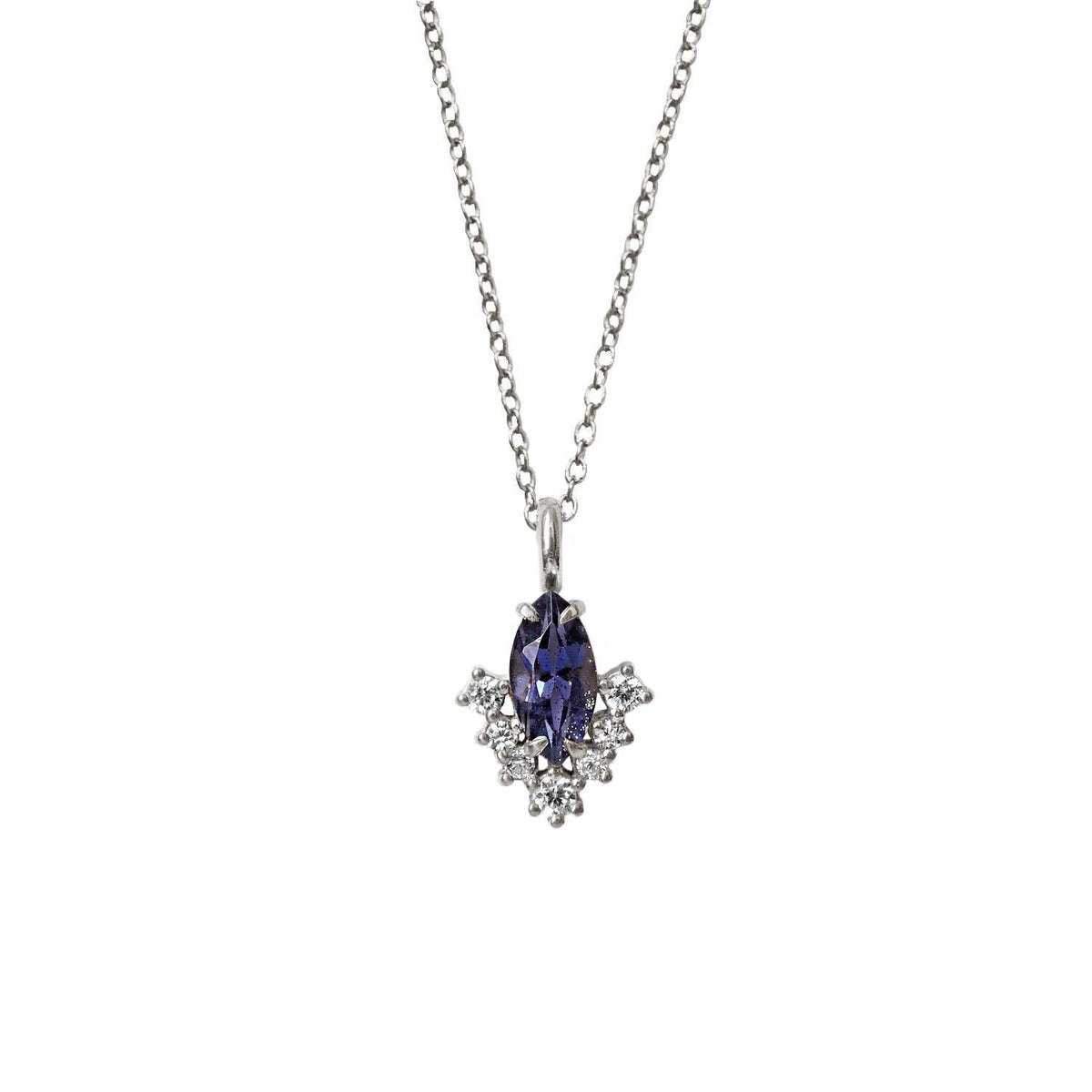 Poison Ivy Iolite Necklace - Tippy Taste Jewelry