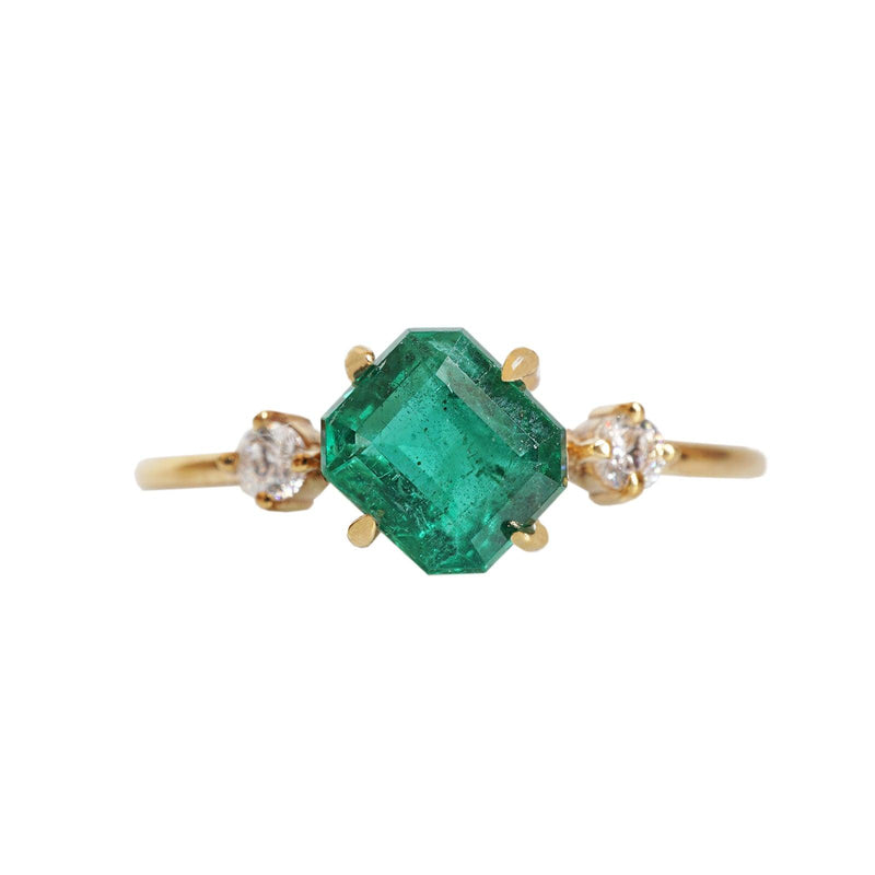 Emerald Queen Diamond Ring - Tippy Taste Jewelry