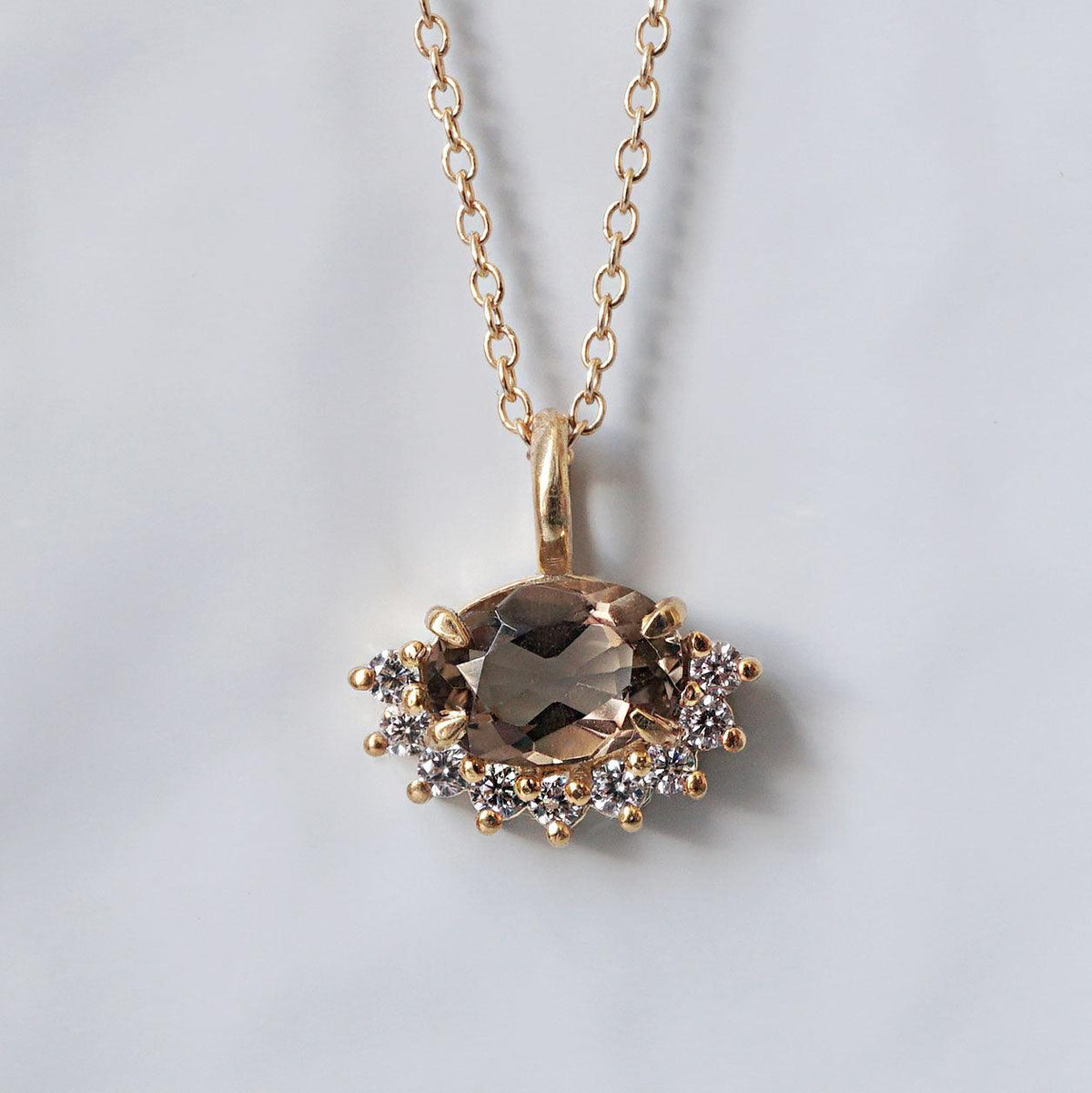 Woodland Smoky Quartz Necklace - Tippy Taste Jewelry